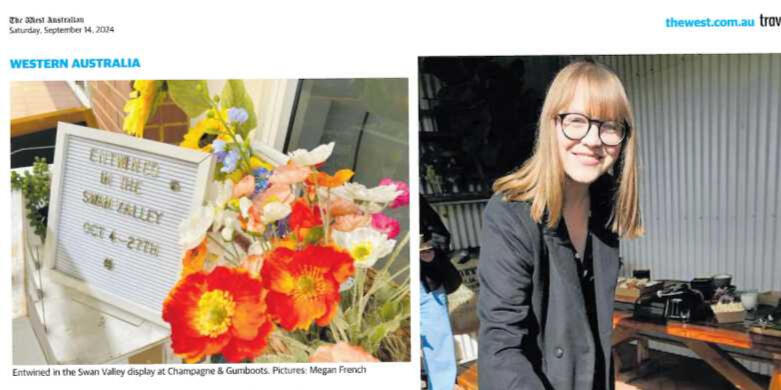Flowers and photo of journalist